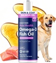 Honest Paws Wild Alaskan Salmon Oil for Dogs & Cats 