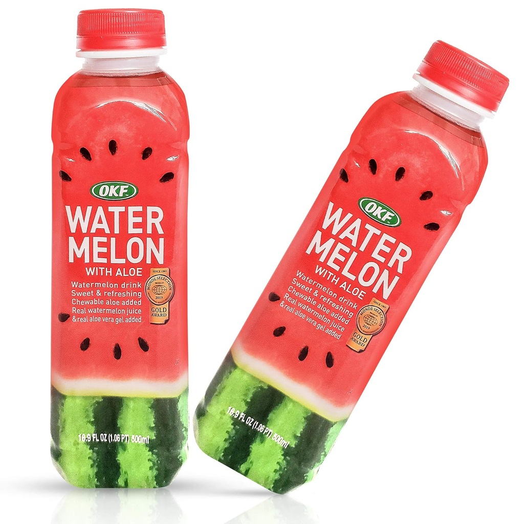 OKF pepene verde Aloe Vera Drink, Real Juice & Gel, 16,9 oz (6 ambalaj)