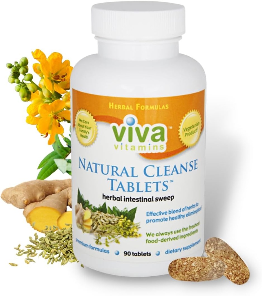 Natural Cleanse - Laxative Senna Tablete pentru Colon Cleanse, Gut Cleanse, şi Stool Softeners, Bloating şi constipaţie Relief pentru femei & bărbaţi, Colon Broom Supliment, Non-GMO, Vegan - 90 comprimat