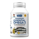 ANDREW LESSMAN Maximal Essential Omega-3 Orange - 60 Softgels - Ultra-Pure, ulei Omega-3 de mare potenta. High DHA, fără probleme cu stomacul, fără contaminări, fără mercur. Small Easy to Swallow Softgels