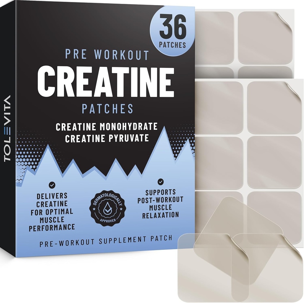 Pre Antrenament Patch-uri Creatine - 36 buc 