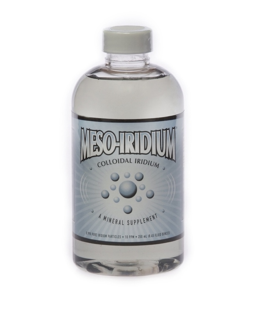 Mezoiridium TM 10 ppm Iridiu coloidal 250 ml/8.45 Oz