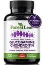 Glucosamină Chondroitin MSM Complex Supplement - Triple Putere 1200mg Suport comun pentru femei şi bărbaţi cu Turmeric, Acid hialuronic şi Bromelain pentru flexibilitate musculară - 120 Capace
