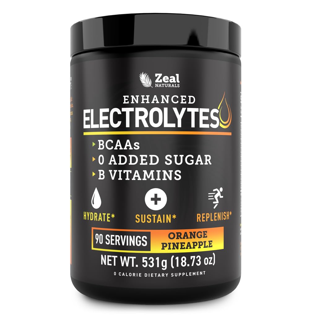 Zeal Naturals Electrolyte Powder Recovery Drink (90 Servings 