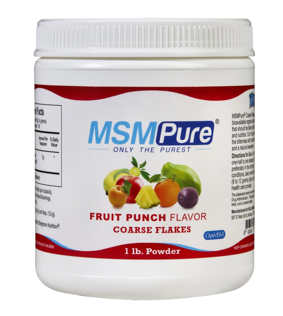 KALA HANITY MSPURE Fruit Punch Arse Coarse MSM Powder Flakes 