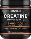 NatureBell Creatin Monohidrat pulbere 1000g, 5000mg Per Serving, 200 Servings (2,2 lb) 