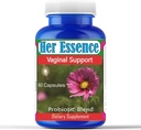 Essence Womens Probiotic pentru sanatate gutoasa, Prebiotice si Probiotice pentru femei Digestive Health & pH Balanta de sanatate, Suport Imun si Sanatate Gut, Balanta Flora, Gluten & Soy Free, 60 capsule