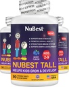 NuBest Tall Kids - copii mici Vitamine si vitamine pentru copii de varsta 2 la 9 - Suport de rezistenta osoasa, sanatate generala si imunitate - Forme de animale - 270 Chewable Berry Tablete pachet 3