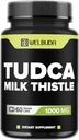 1000mg Tudca Supliment cu extract de lapte Thistle - 60 capsule Vegane - Suport pentru sistemul imunitar, Digestion Health, Purification Body & Brain Health