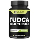 WELBUDA 1000mg Tudca Supliment cu extract de lapte Thistle - 60 capsule Vegan - Suport pentru sistemul imunitar, Digestion Health, Body Purification & Brain Health