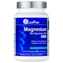 CanPrev Magneziu Bis-Glycinate Gentle 200mg, 120 V-Caps 120-Day Supply - Pure Elemental Magneziu Supliment, Suportă funcţia osoasă şi musculară, Blând pe stomac, Perfect pentru nevoile zilnice de magneziu
