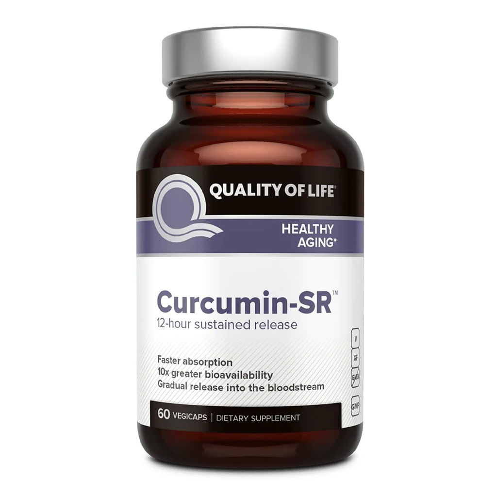 Calitatea vietii Curcumin-SR - imbatranire sanatoasa, suport inflamatie - 60 Vegicaps