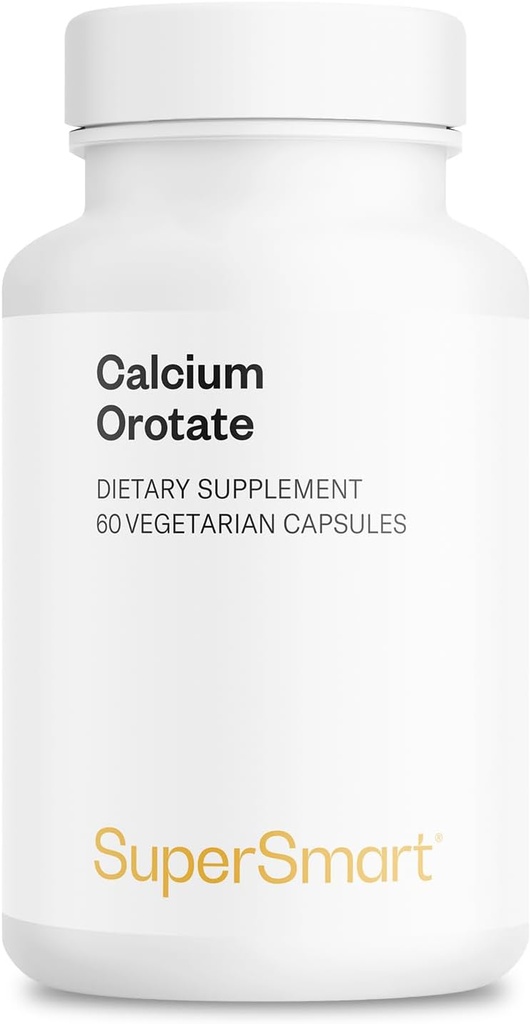 SuperSmart - Orotat de calciu cu Orotat de magneziu 9:1 (foarte biodisponibil) - Advanced Teeth & Bones Supliment de putere 