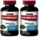 Super-alimente verzi pure de la lacul Klamath pentru a promova mai sanatos si mai tanar uite piele - albastru verde Algae 500mg, albastru verde Algae Capsule, albastru verde spirulina, spirulina, Chlorella - 2B 120 capac
