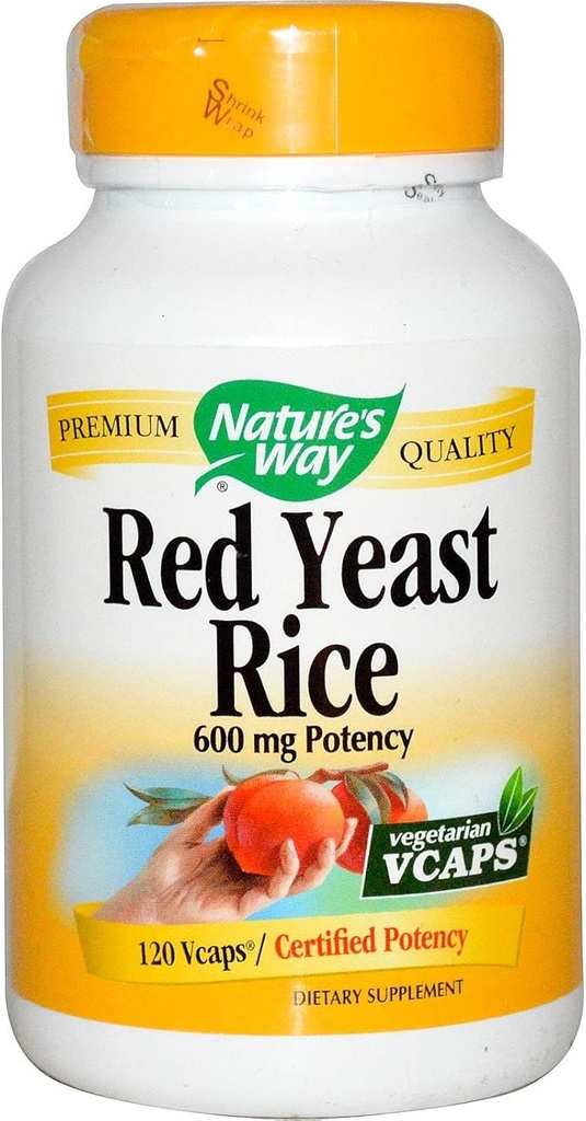 Natura's Way Red Yeast Rice, 500mg 120 capsule vegetariene