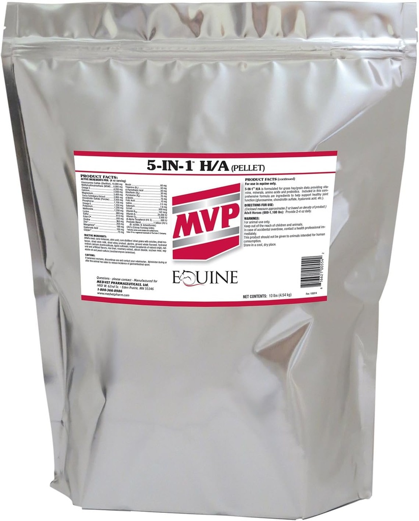 MVP 5-in-1 H/A (10lb) Toate într-un singur suport pentru cai.