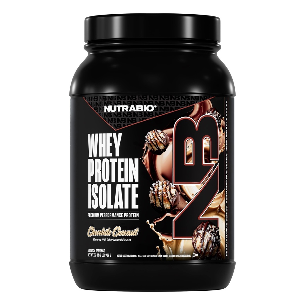 NutraBio 100% Whey Proteine Izolate Pulbere de proteine, 25g Proteina cu profil complet de acid amino, non-GMO, Soy & Gluten gratuit, carbohidrat scăzut, Calorie Whey Praf de proteine, Ciocolata Cupe Macaroon, 2 Lbs