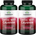 Swanson Usturoi cu Cayenne 200 Capsule (2 ambalaj)