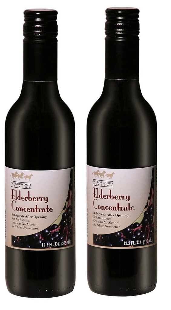 Elderberry Juice Concentrat 12,5 fl. oz. (Pachet de 2)