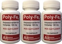 Complex de fier polizaharid 150 mg capsule Supliment de fier 100 capsule per flacon 3 capsule totale 300 capsule