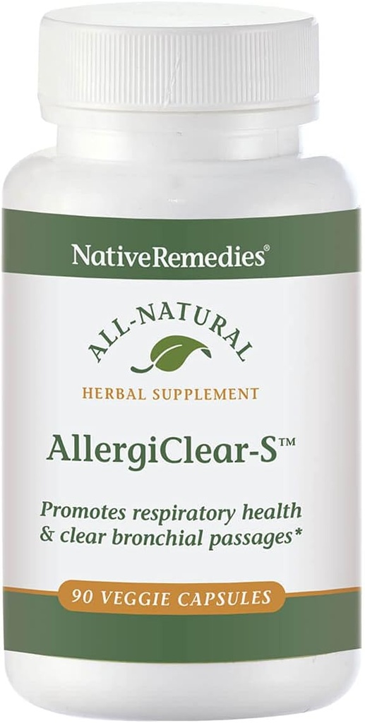 Remedii native AllergiClear pentru ajutor în timpul Sezonului Alergie (90 comprimate)