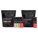 Cercetare sportivă Hydrate Electrolytes Combo Pack - Sugar-Free & natural arovărate cu vitamine, minerale, și apă de cocos - Sprijină hidratare - 32 Pachete - Cherry rodie Dominant Flavor