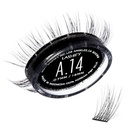 Lasify Amplify 14mm Gossamer DIY Extensii de gene Refill, negru, Easy False Gene pentru un aspect natural
