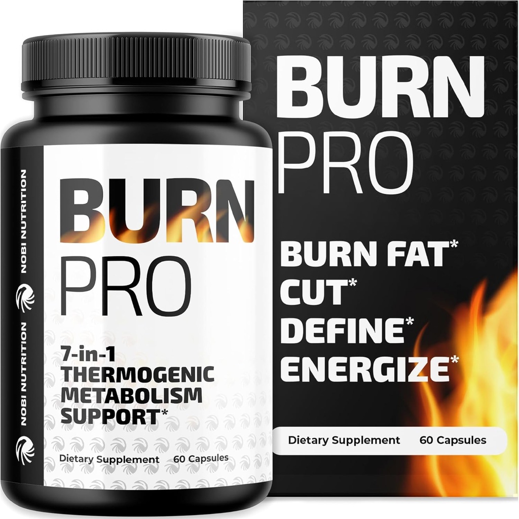 Burn Pro 7-in-1 Metabolism termogenic Booster 