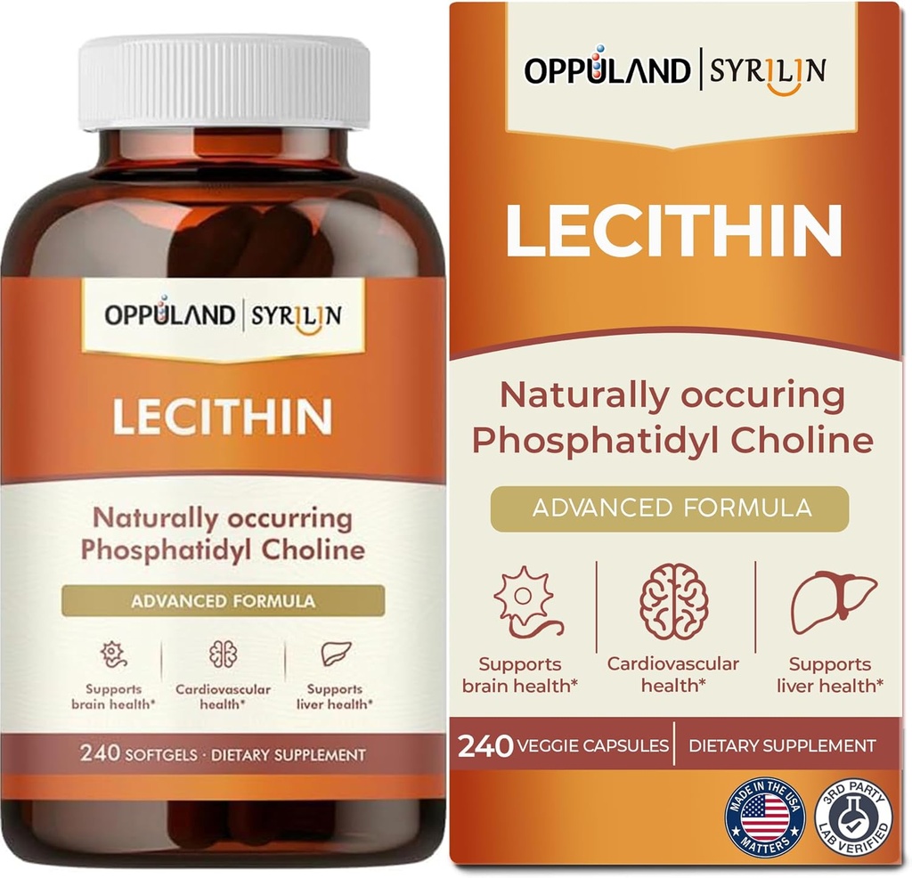 Lecitină-240 Softgels-Suports Brain Health