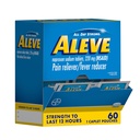 Aleve Pain Relieiver & Fever Reductor Naproxen Caplete de sodiu, Body and Artrita Pain Reliever, Medicina pentru Adulți și Copii Vârsta 12 și în sus, 60 pungi individuale