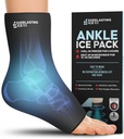 Pachet de gheata glezna Wrap pentru Umflare, Recusable Picior Ice Pack Wrap - Terapia de compresie la rece pentru ameliorarea durerii, Fasciita plantara, glezna luxata, Ahile Tendonitis Relief