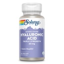 SOLARAY Acid hialuronic Rezistenţă triplă - Skin Elasticity and Firmness Support - Plus Vitamina C - Lab verificat, 60 zile Money-Back Garanţie, 30 Serviri, 30 VegCaps
