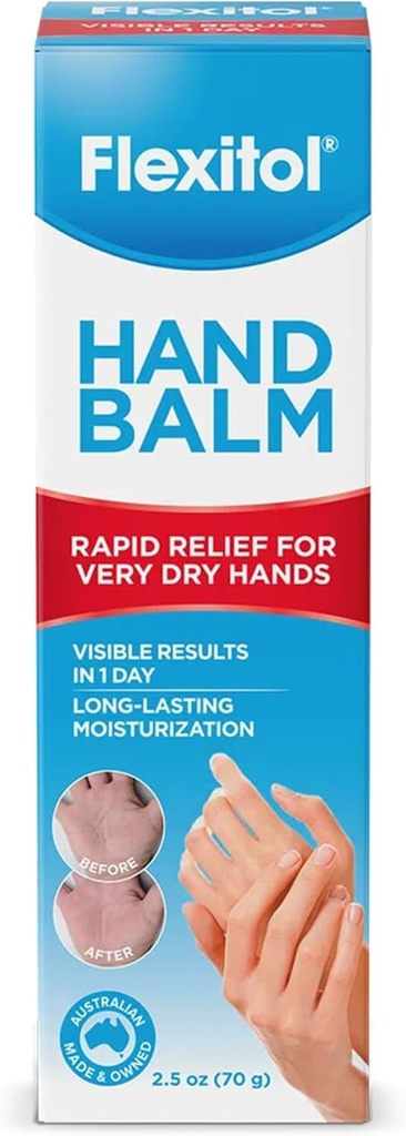 Balsam de mână Flexitol, cremă de mână bogat hidratant, 2,5 tub de once
