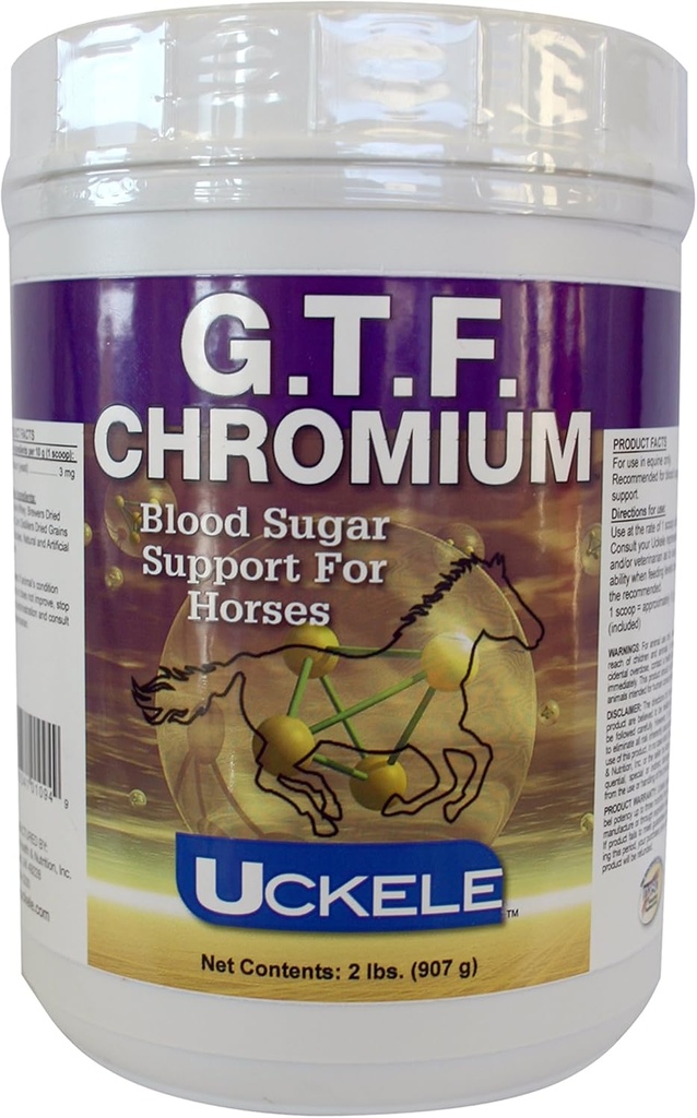 Uckele G.T.F. Suplimentul pentru cai cromici - Vitamina echina si Suplimentul mineral - 2 lire (lb)