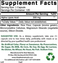 Cel mai bun natural alpha Acid lipoic 300 mg & COQ10 100 mg