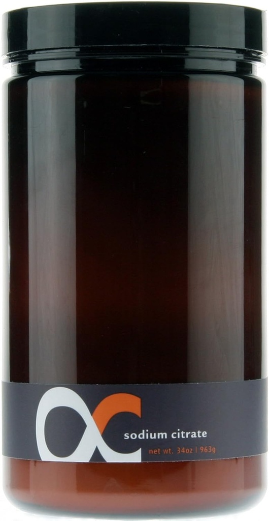 Citrat de sodiu pur 4mular în Amber Jar 34 oz