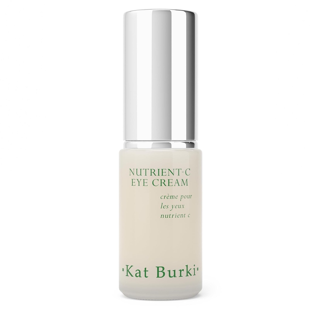 Kat Burki 8% Stabilizat vitamina C ochi Crema cu cofeina, Cerc întunecat reducerea & Depuffing ochi Area Tratament, 0.5 Fl Oz