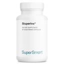 SuperSmart Bioperine 30 mg pe zi (95% Piperine) - Black Pepper Extras Supliment - Absorbție Îmbunătățitor - Digestive Enzime Suport 