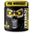 JNX SPORTS Blestemul! Praf de antrenament pre pentru bărbaţi şi femei, Cafeina, Beta-Alanină, Creatină, L-Citrulină, 50 Serviri, Aromă Lemon Rush 