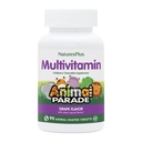 Naturas Plus Animal Parade Multivitaminele masticabile pentru copii - Aroma de struguri - 90 comprimate cu formă de animale - promovează sănătatea și bunăstarea - vegetariană, gluten gratuit - 45 Serviri