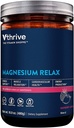Magneziu Relaxați-vă Pulbere - Sprijină Stres și relaxare musculară - Zmeură Lemon (16.9 oz. / 100 Serviri)