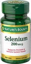 Natura lui Bounty Seleniu, sprijină prostată și sistemul imunitar Sănătate, 200 mcg, 100 comprimate