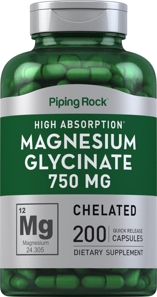 Piping Rock Magneziu Glycinate Capsulele 