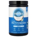 Nutiva Organic MCT Pulbere cu Prebiotic Acacia Fiber, Vanilla, 10,6 Oz, USDA Organic, Non-GMO, Non-BPA, Vegan, Gluten-Free, Keto & Paleo, Băuturi instant sau Boost to Coffee & Smoothies