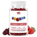 VITA GLOBE B Complex Gummies 5000mcg for Hair Skin Nails Growth, Non-GMO