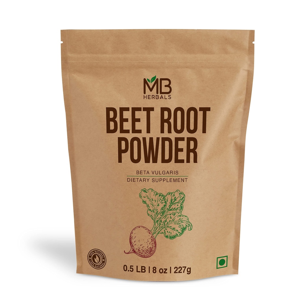 MB Herbals Beetroot Powder 8 oz (1/2 lb) 