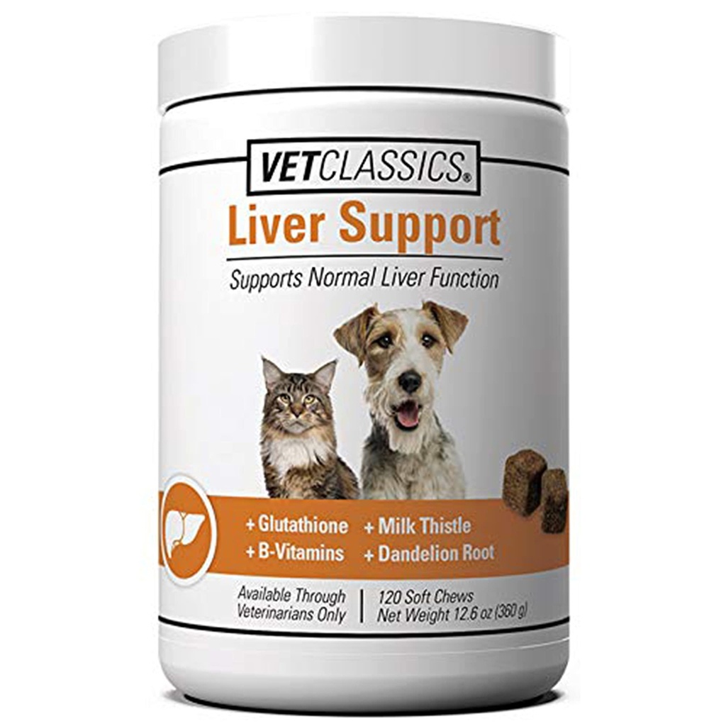 Vet Classics Ficat de sprijin Pet de sănătate Suplimentul pentru câini, Pisici 