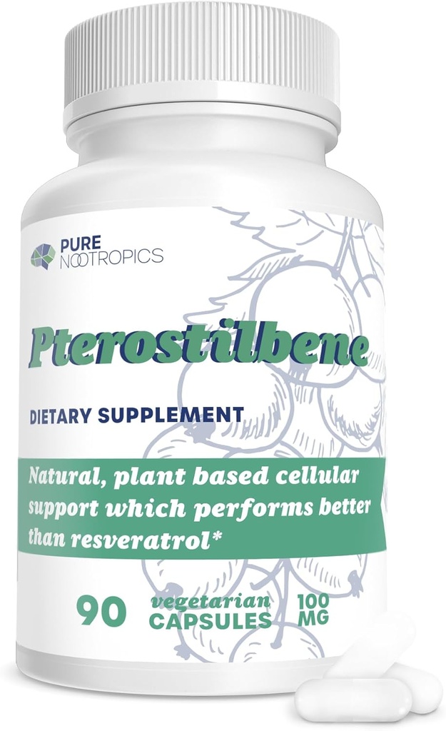 Nootropice pure - Pterostilbene 100 mg Capsule (90)