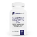 FürstenMED Glucosamină Chondroitin MSM Supliment - Chondroitin & Glucosamine Suplimente nutritionale pentru Bones & Normal Cartilage Health - Suport de sănătate comună normală cu vitamina C - 180 capsule