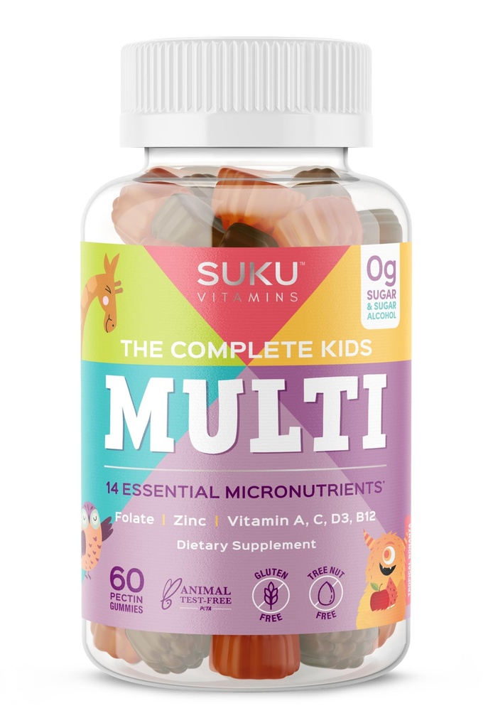 SUKU The Complete Kids Multivitamine Gummies 